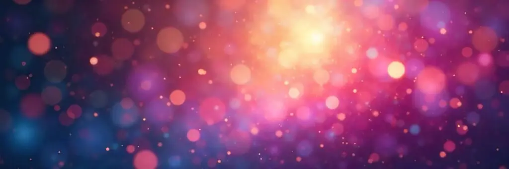 Ein spirituelles Lichterspiel in warmen Farben symbolisiert die Kraft deines Seelenplans und Seelenliebe.